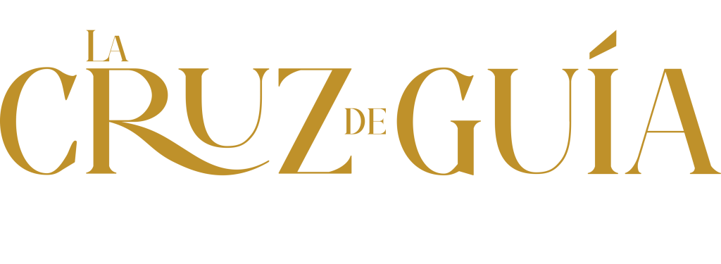 Logotipo de La Cruz de Guía, diseñado por Ikonox Marketing Digital, representando la identidad visual de la marca en el ámbito cofrade.