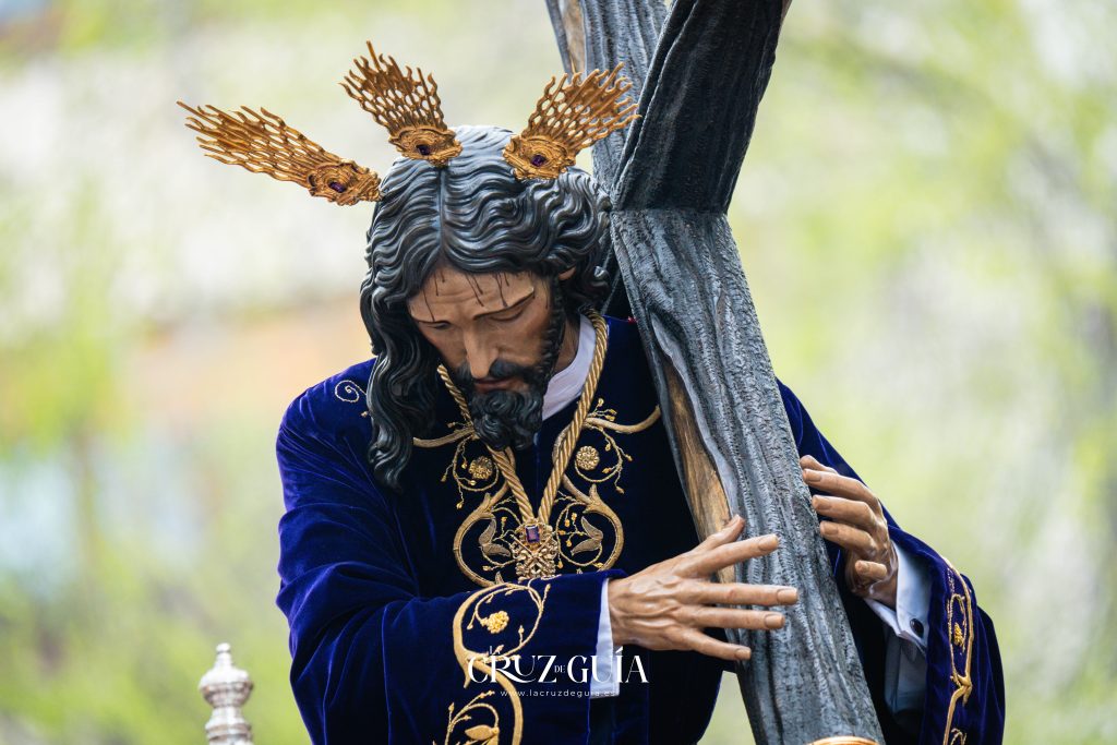 Imagen de Nuestro Padre Jesús Nazareno de Ciudad Real durante el Domingo de Pasión, capturada por Ikonox Marketing Digital.